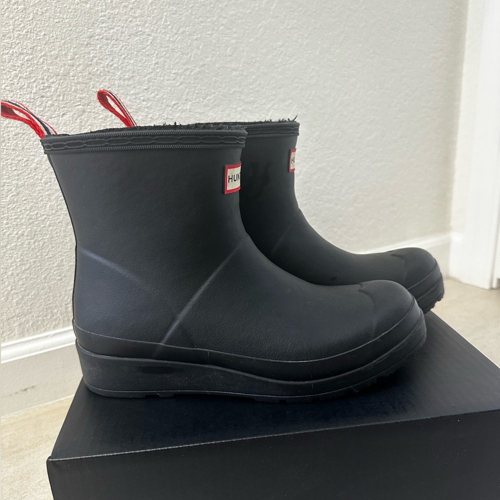 Hunter Women's PLAY™ Insulated Vegan Shearling Short Rain Boots